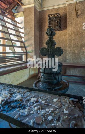 Architettura storica - St. Tommaso, uno dei dodici apostoli di Gesù Cristo. Chiesa cattolica siro-malabar, una delle più antiche chiese dell'India-Palayur Foto Stock