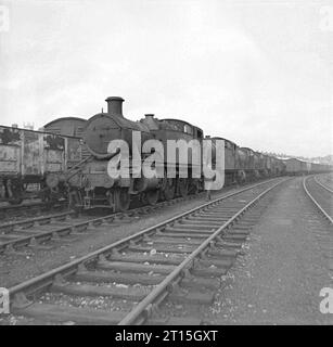 92029 al cantiere di rottami Barry e loco. 24 luglio 1966. Foto Stock