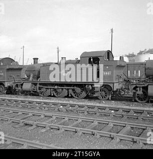 92029 al cantiere di rottami Barry e loco. 24 luglio 1966. Foto Stock