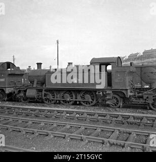 92029 al cantiere di rottami Barry e loco. 24 luglio 1966. Foto Stock