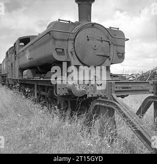 92029 al cantiere di rottami Barry e loco. 24 luglio 1966. Foto Stock