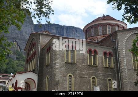 St Vissarion Santa Metropolitan Orthodox Church, Kalambaka Foto Stock