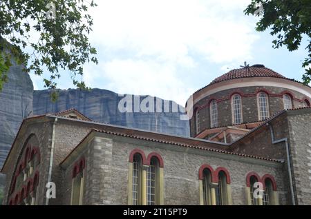 St Vissarion Santa Metropolitan Orthodox Church, Kalambaka Foto Stock