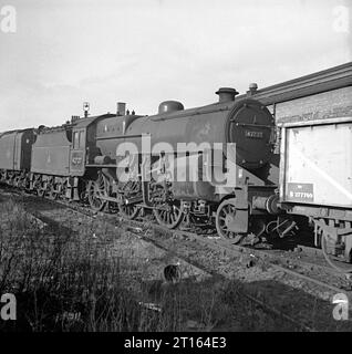 92163 e altri a Birkenhead loco 2 febbraio 1967. Foto Stock