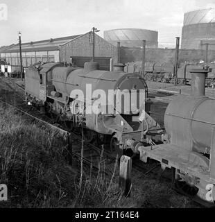 92163 e altri a Birkenhead loco 2 febbraio 1967. Foto Stock