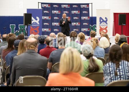 11 ottobre 2023: Robert F. Kennedy Jr. Ha portato il suo tour "Celebrate Your Independence" a Dallas, Texas. Questa fu la sua prima tappa del tour, dopo il suo annuncio di candidarsi nel 2024 come candidato indipendente alla presidenza. (Immagine di credito: © AVI Adelman/ZUMA Press Wire) SOLO USO EDITORIALE! Non per USO commerciale! Foto Stock