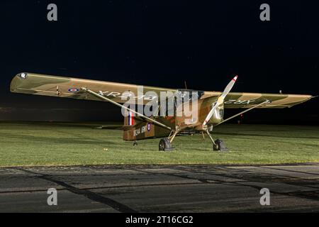 Auster AOP9, veterano dell'esercito britannico Foto Stock