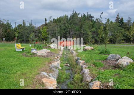 Cranford Family Community Park a New Harbour, Newfoundland & Labrador, Canada Foto Stock