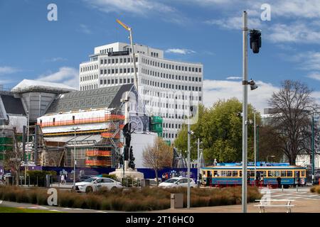 Immagine di Tim Cuff. 6 novembre 2023. Vista sulla città di Christchurch, nuova Zelanda. Foto Stock