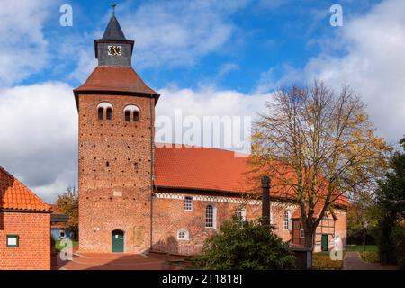 Schnackenburg ist eine Stadt mit rund 600 Einwohnern im Landkreis Lüchow-Dannenberg und ist die östlichste Gemeinde in Niedersachsen. SIE ist eine der Foto Stock