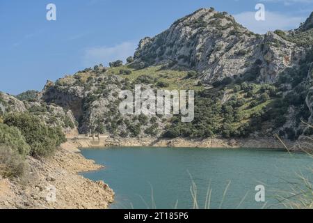 Stausee, Embalse de Gorg Blau, Serra de Tramuntana, Mallorca, Spanien Foto Stock