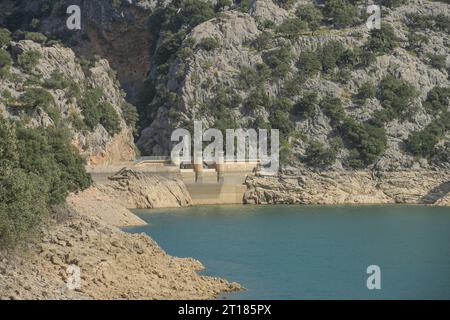 Stausee, Embalse de Gorg Blau, Serra de Tramuntana, Mallorca, Spanien Foto Stock