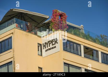 Dachrestaurant Hyper Astrobar, Monastiraki-Platz, Athen, Griechenland Foto Stock