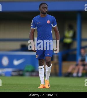 Alex Matos del Chelsea U21. - Chelsea U21 contro Blackburn Rovers U21, Premier League 2, Cherry Red Records Stadium, Kingston upon Thames, Londra, Regno Unito - 11 agosto 2023. Solo per uso editoriale - si applicano le restrizioni DataCo Foto Stock