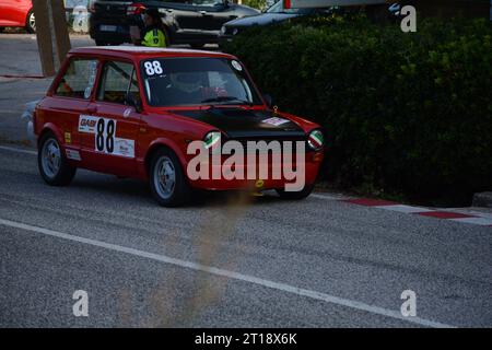 Pesaro , Italia - 06 ott 2023 : autobianchi edizione 112, gara di sprint A san bartolo pesaro Foto Stock