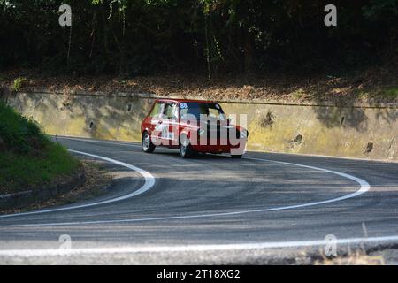 Pesaro , Italia - 06 ott 2023 : autobianchi edizione 112, gara di sprint A san bartolo pesaro Foto Stock