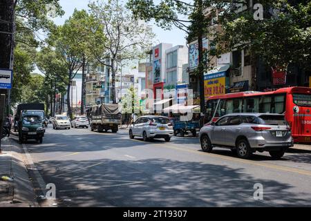 Ho chi Minh, Vietnam. Street Scene, Site of Saigon Execution Photo by Eddie Adams, febbraio 1968. Foto Stock