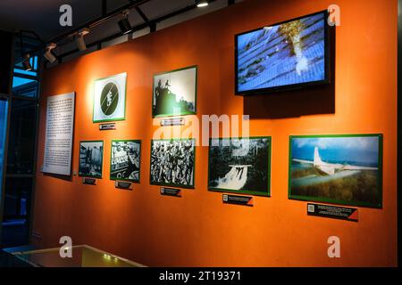 Ho chi Minh, Vietnam. Museo dei resti di guerra. Agente Orange Exhibit. Foto Stock