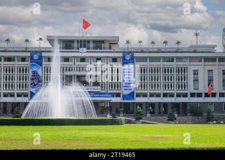 Ho chi Minh, Vietnam. Palazzo della riunificazione. Foto Stock