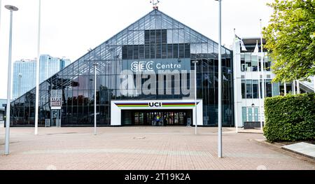 Scottish Event Campus (SEC) con il SEC Centre, cinque spazi interconnessi per mostre e riunioni Foto Stock