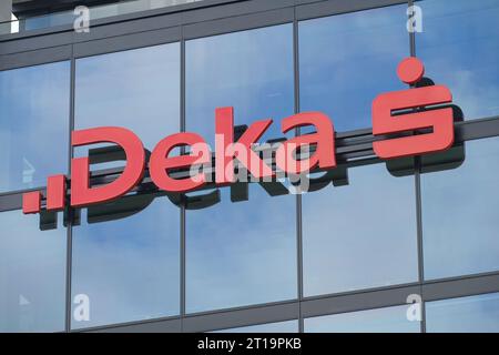 Deka Bank, Lyoner Straße, Lyoner Quartier, Niederrad, Francoforte sul meno, Hessen, Germania Foto Stock