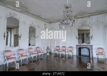 Saal, Residenz, Promenade, Ansbach, Baviera, Germania Foto Stock