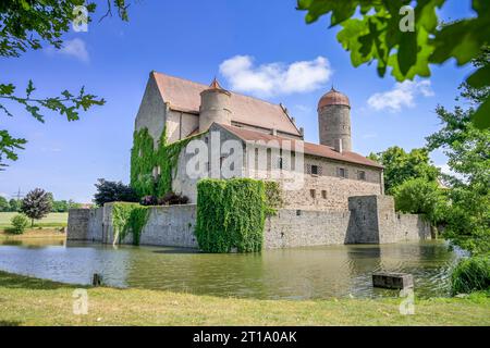 Schloss Sommersdorf, Landkreis Ansbach, Bayern, Deutschland Foto Stock