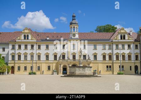 Innenhof, Schloss St Emmeram, Thurn und Taxis, Regensburg, Bayern, Deutschland Foto Stock