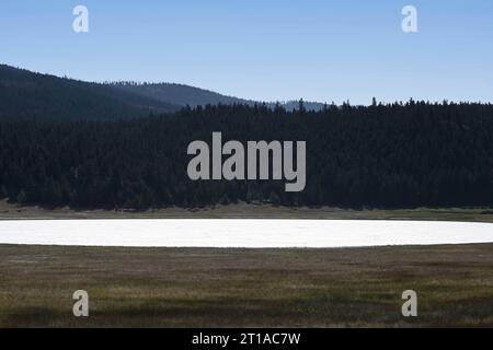 Lago salato in Canada. British Columbia Foto Stock