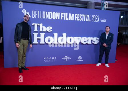 Londra, Regno Unito. 11 ottobre 2023. Gli ospiti assistono alla proiezione di European Premiere e Cunard Gala degli holdovers al BFI London Film Festival in collaborazione con American Express. (Foto di Loredana Sangiuliano/SOPA Images/Sipa USA) credito: SIPA USA/Alamy Live News Foto Stock