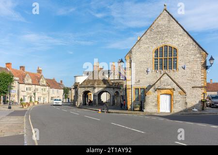 Market Square, Somerton, Somerset, Inghilterra, Regno Unito Foto Stock