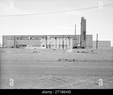 Complesso D-Reactor, area 100-D, costruito durante il progetto Manhattan e la seconda guerra mondiale, Richland, Benton County, Washington, USA, storico record di ingegneria americano Foto Stock