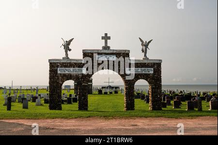 Cimitero Chiesa parrocchiale cattolica nostra Signora del Carmelo   Monte Carmelo , Isola del Principe Edoardo, CAN Foto Stock