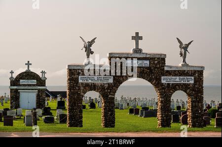 Cimitero Chiesa parrocchiale cattolica nostra Signora del Carmelo   Monte Carmelo , Isola del Principe Edoardo, CAN Foto Stock