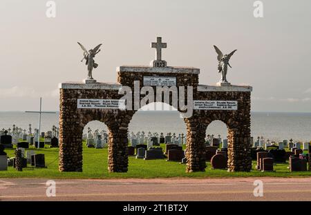 Cimitero Chiesa parrocchiale cattolica nostra Signora del Carmelo   Monte Carmelo , Isola del Principe Edoardo, CAN Foto Stock