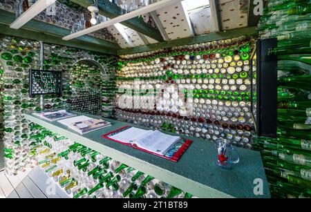 Casa a sei fronti le Bottle Houses   Cape-Egmont, Isola del Principe Edoardo, CAN Foto Stock