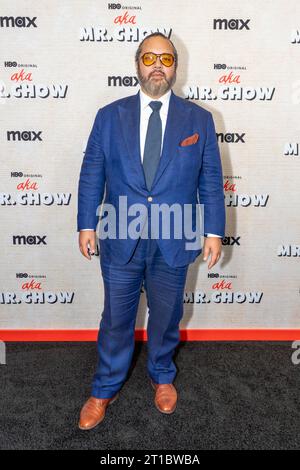 New York, Stati Uniti. 12 ottobre 2023. NEW YORK, NEW YORK - 12 OTTOBRE: Maximillian Chow partecipa all'alias MR. CHOW Film Premiere al Museum of Modern Art il 12 ottobre 2023 a New York City. Crediti: Ron Adar/Alamy Live News Foto Stock