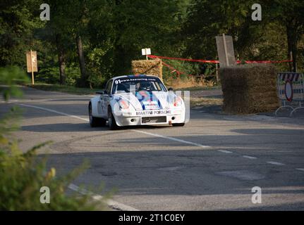 Pesaro , Italia - 06 ottobre 2023 : Porsche carrera sr Edition, gara sprint a san bartolo pesaro Foto Stock