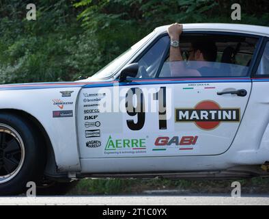 Pesaro , Italia - 06 ottobre 2023 : Porsche carrera sr Edition, gara sprint a san bartolo pesaro Foto Stock