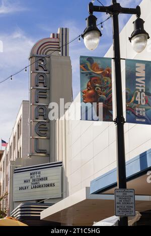 San Rafael, USA. 12 ottobre 2023. Atmosphere alla proiezione di "May December" al 2023 Mill Valley Film Festival all'Outdoor Art Club il 12 ottobre 2023 a Mill Valley, California. Foto: Foto felici/imageSPACE per MVFF/Sipa USA credito: SIPA USA/Alamy Live News Foto Stock