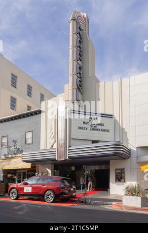 San Rafael, USA. 12 ottobre 2023. Atmosphere alla proiezione di "May December" al 2023 Mill Valley Film Festival all'Outdoor Art Club il 12 ottobre 2023 a Mill Valley, California. Foto: Foto felici/imageSPACE per MVFF/Sipa USA credito: SIPA USA/Alamy Live News Foto Stock