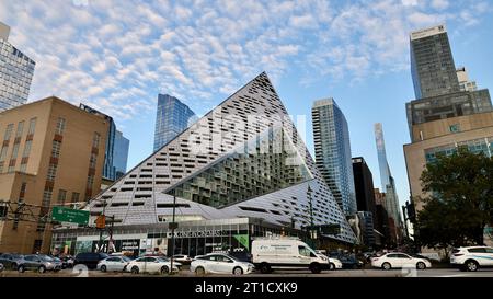 Far West Midtown Manhattan vicino al fiume Hudson Foto Stock