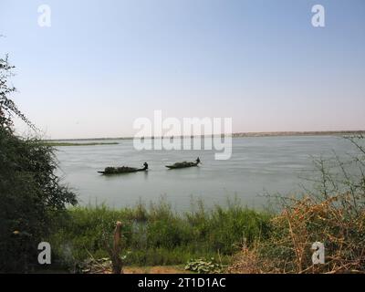 Sul fiume Niger Foto Stock