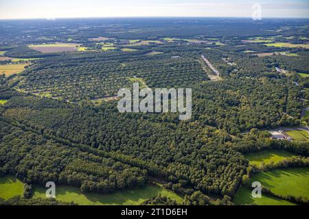 Luftbild, Munitionsversorgungszentrum West, Wulfen, Dorsten, Ruhrgebiet, Nordrhein-Westfalen, Deutschland ACHTUNGxMINDESTHONORARx60xEURO *** Vista aerea, centro di rifornimento di munizioni ovest, Wulfen, Dorsten, zona della Ruhr, Renania settentrionale-Vestfalia, Germania ATTENTIONxMINESTHONORARx60xEURO credito: Imago/Alamy Live News Foto Stock