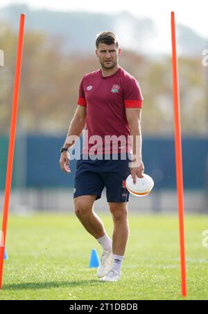 L'assistente allenatore dell'Inghilterra Richard Wigglesworth durante una sessione di allenamento allo Stade Georges-Carcassonne ad Aix-en-Provence, in Francia. Data immagine: Venerdì 13 ottobre 2023. Foto Stock