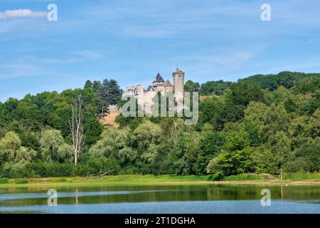 Blanzy (Francia centro-orientale): Il castello di Plessis vicino a Montceau les Mines Foto Stock