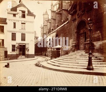 Coin Rue De la Montagne Ste Genevieve (4881), stampato nel 1914 circa. Foto Stock