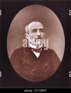 Georges Cl&#xe9;menceau, tra il 1876 e il 1884. Libro: Galerie Contemporaine, volume 8. Foto Stock