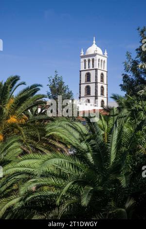 Spagna, Isole Canarie, Isola di Tenerife, Garachico: Chiesa di Sant'Anna Foto Stock
