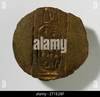 Pomello con iscrizione di Nefertiti, XVIII dinastia, 1550 - 1307 a.C. Foto Stock